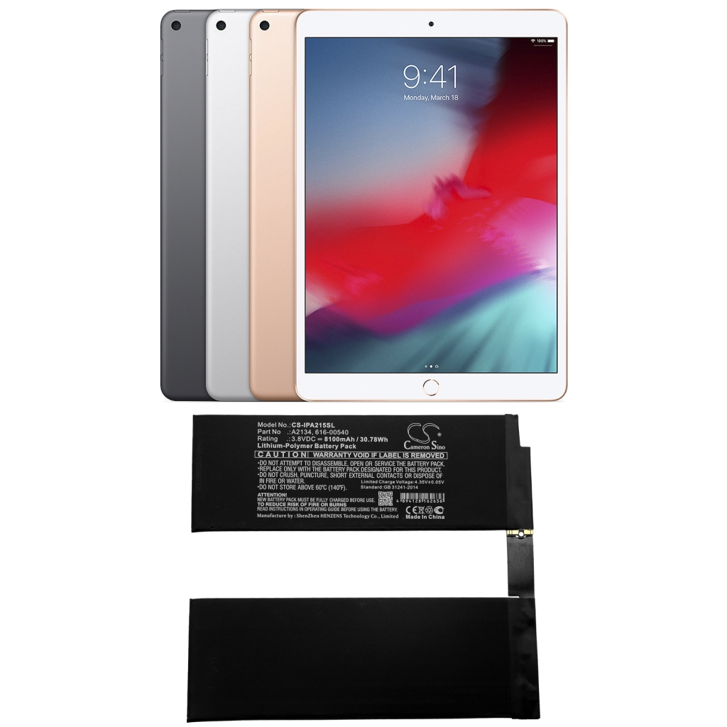 Batería de la tableta Apple CS-IPA215SL