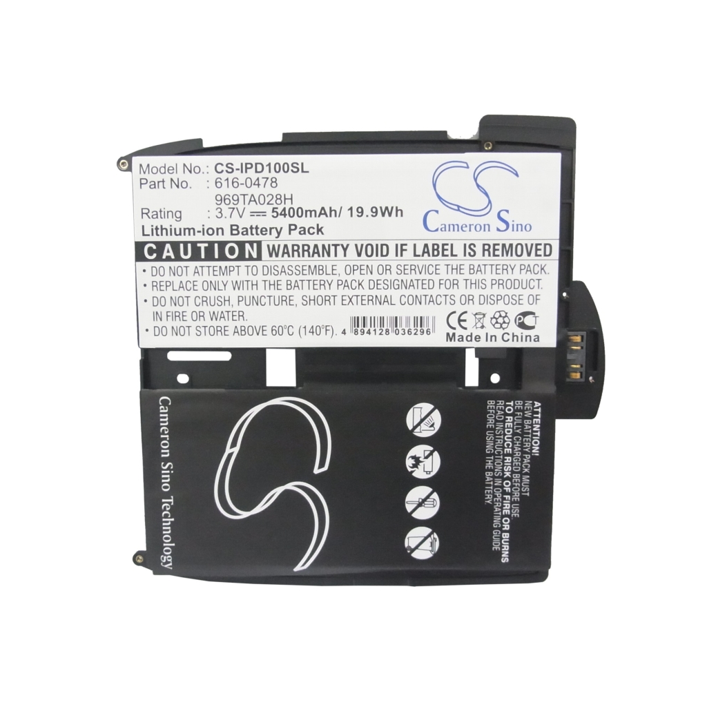 Batería de la tableta Apple CS-IPD100SL