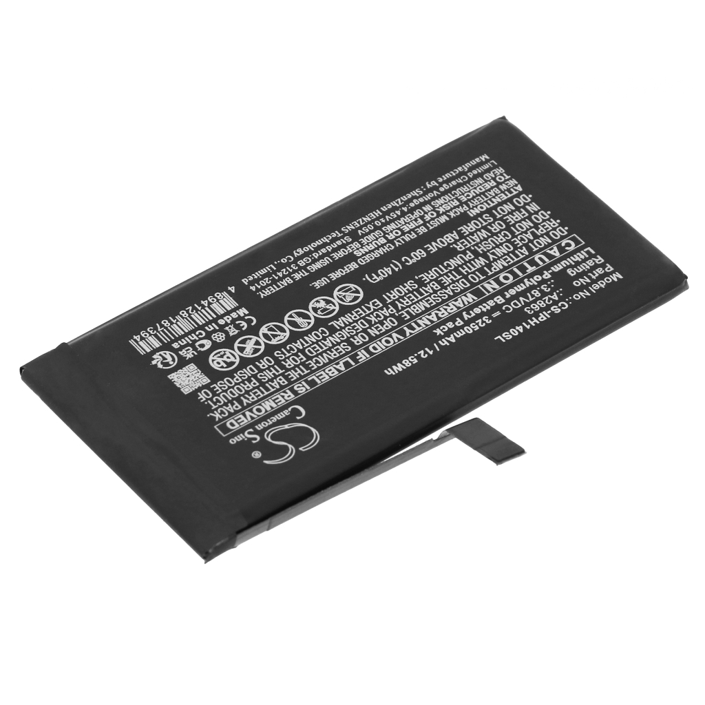Batería del teléfono móvil Apple CS-IPH140SL