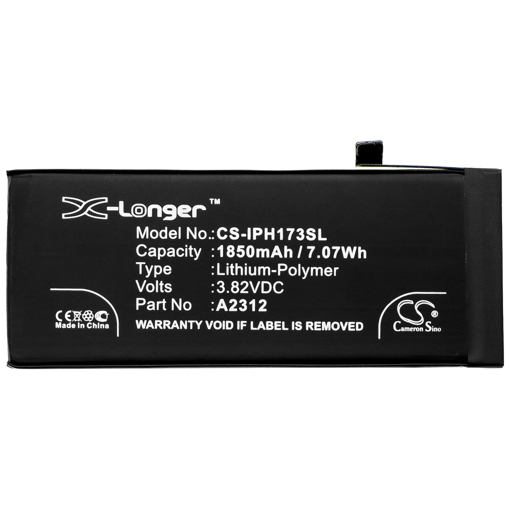 Batería del teléfono móvil Apple CS-IPH173SL