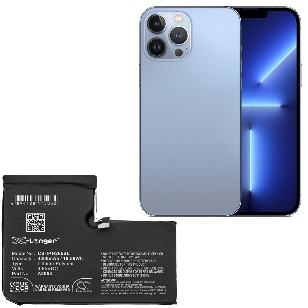 Batería del teléfono móvil Apple CS-IPH265SL