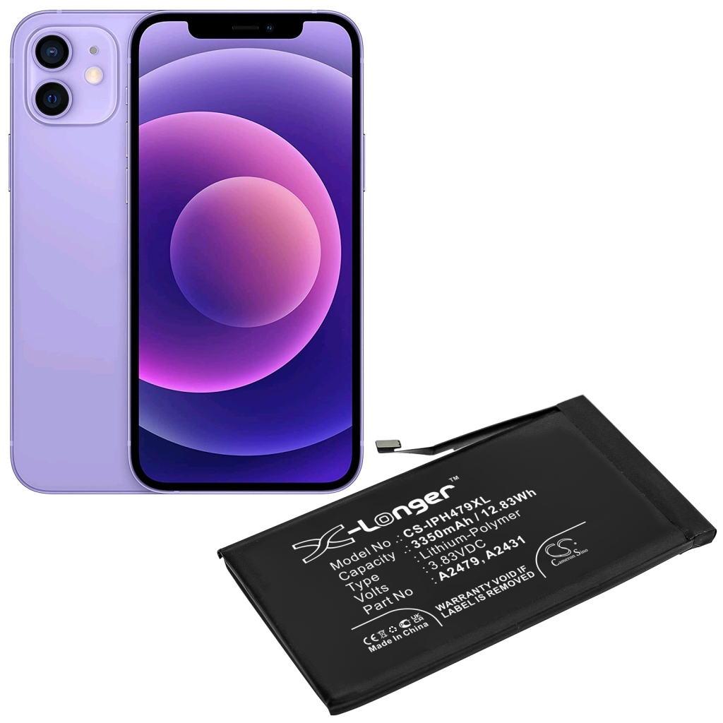 Batería del teléfono móvil Apple iPhone 12 Max
