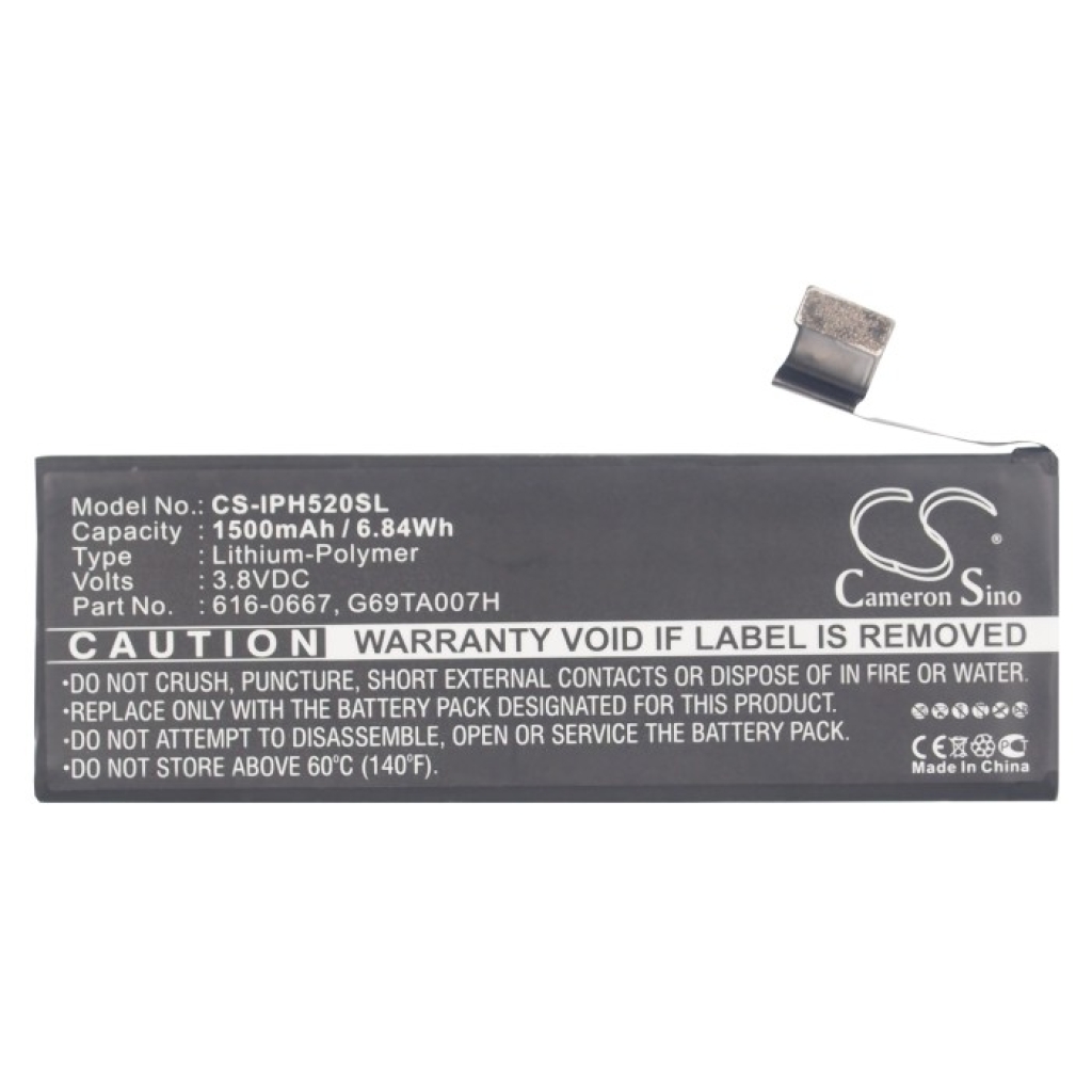 Batería del teléfono móvil Apple A1507