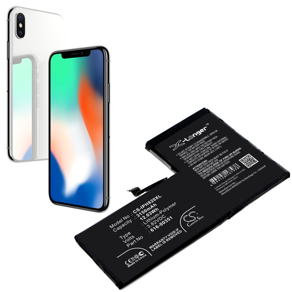 Batería del teléfono móvil Apple iPhone X