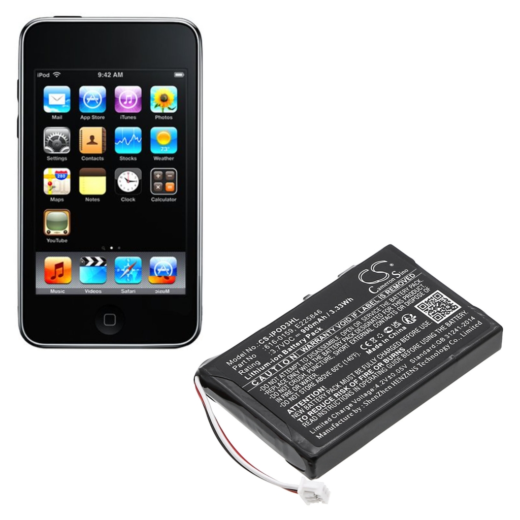 MP3, MP4, PMP Batería Apple iPOD 3th Generation