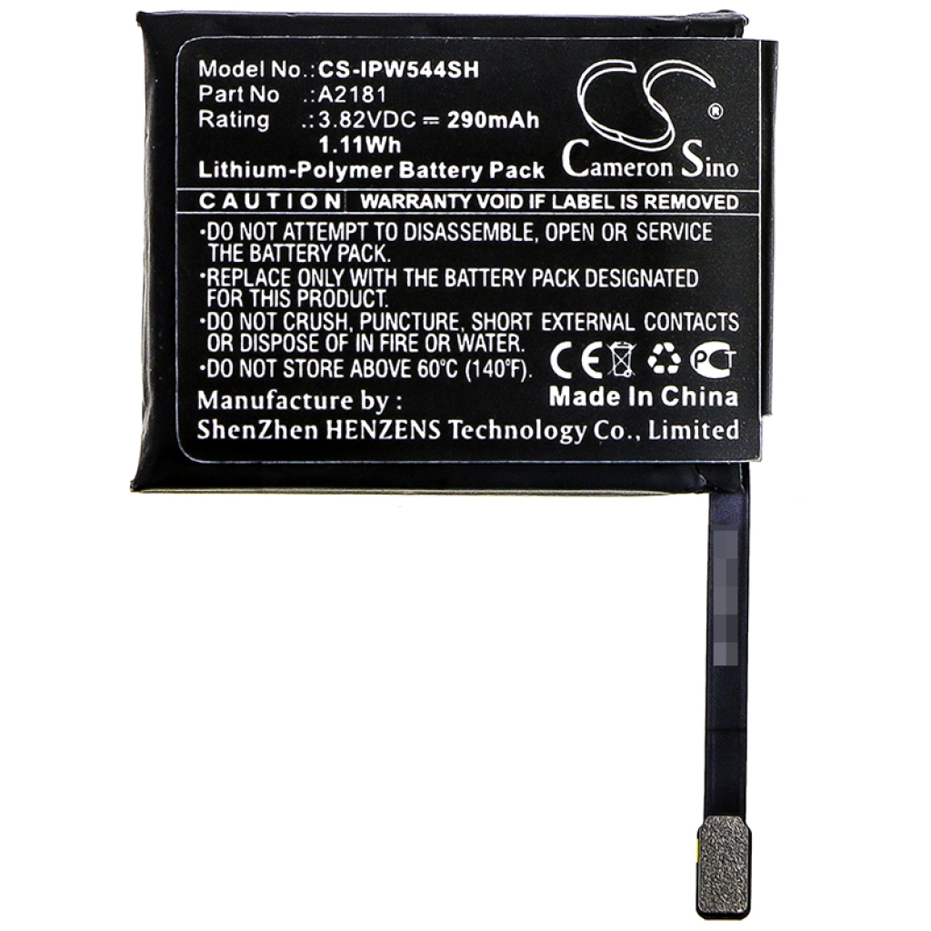 Batería Smartwatch Apple CS-IPW544SH