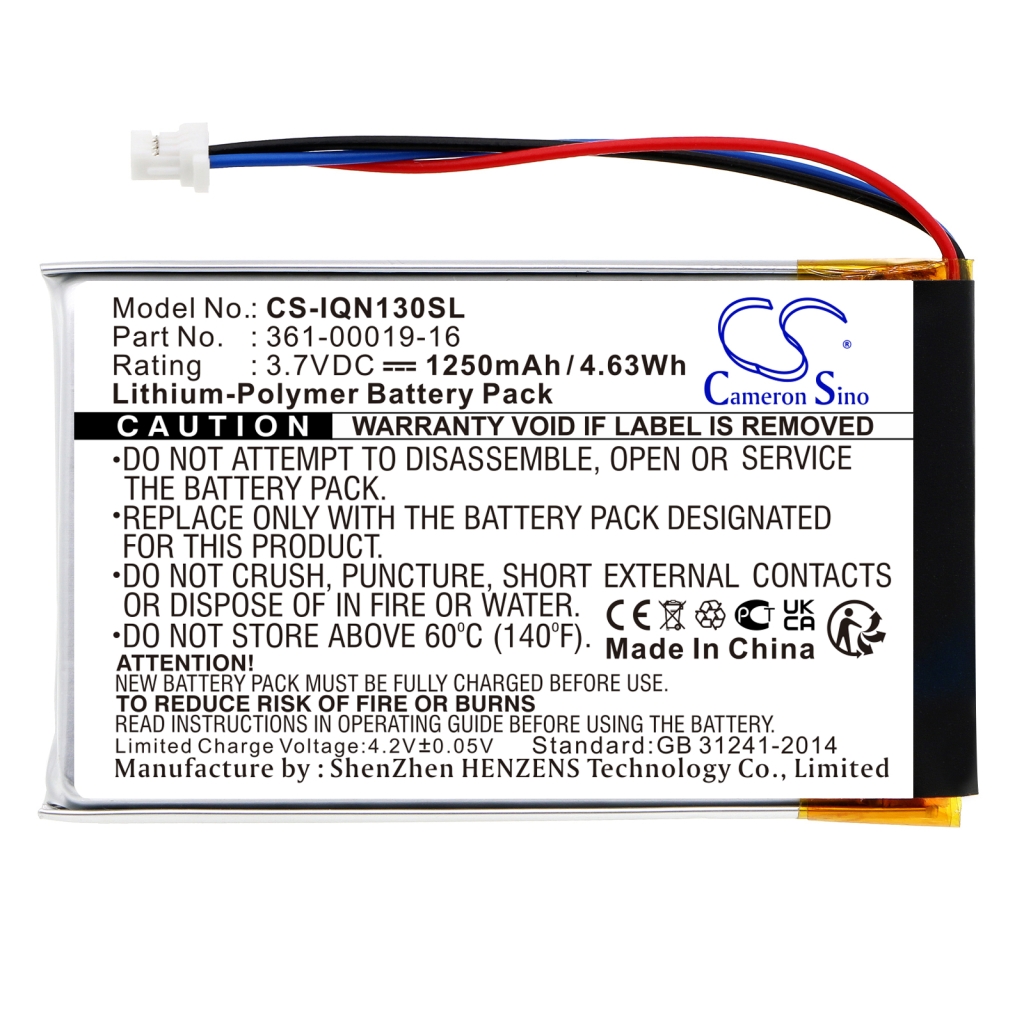 GPS, Batería del Navegador Garmin CS-IQN130SL