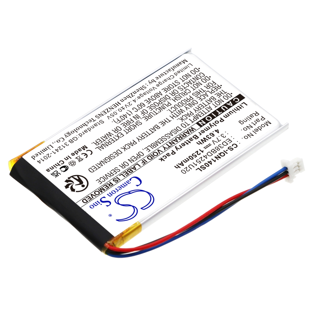 GPS, Batería del Navegador Garmin CS-IQN140SL