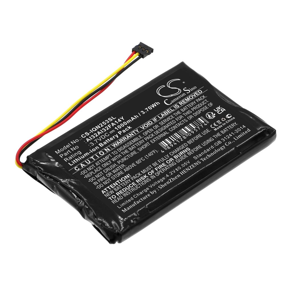 GPS, Batería del Navegador Garmin CS-IQN253SL