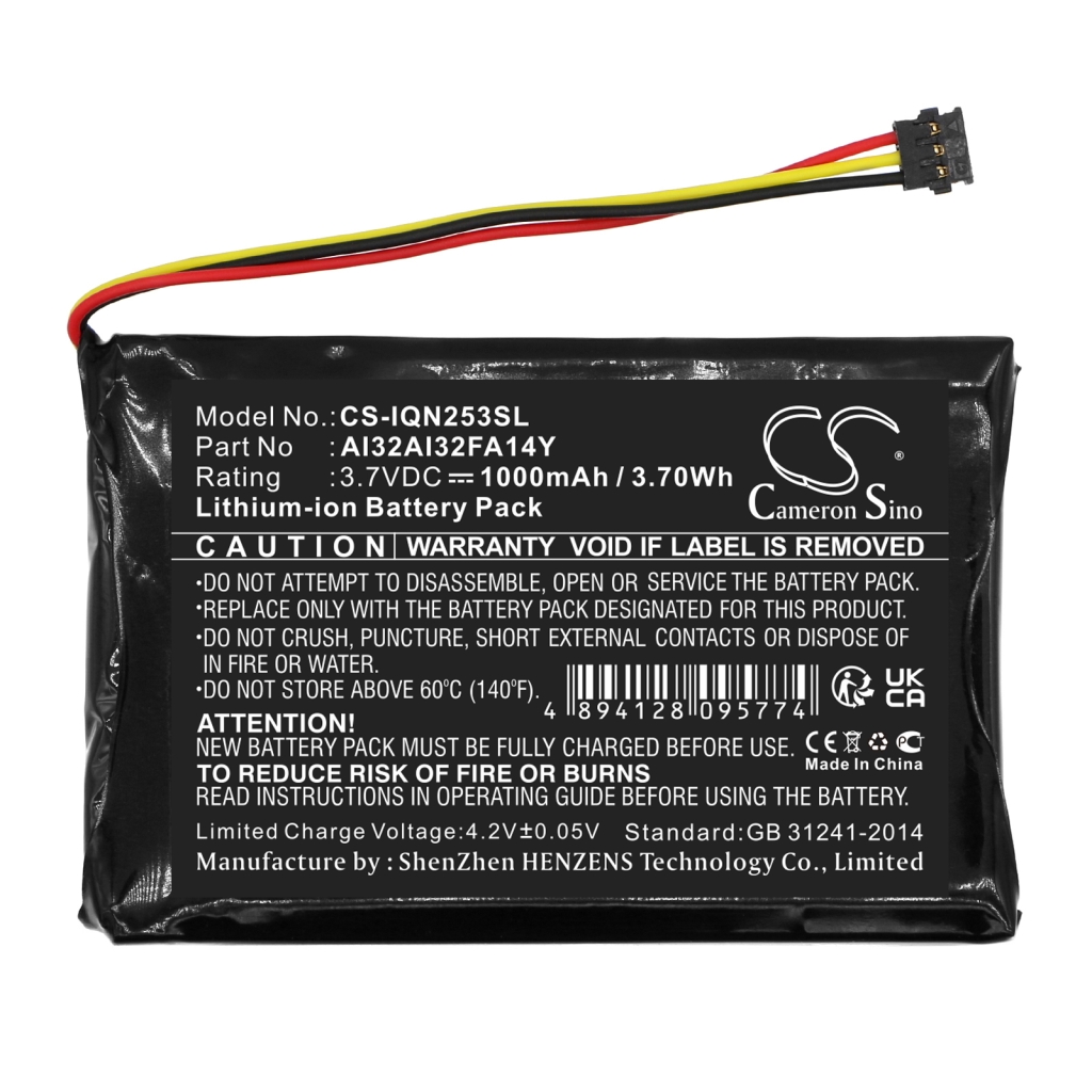 GPS, Batería del Navegador Garmin CS-IQN253SL