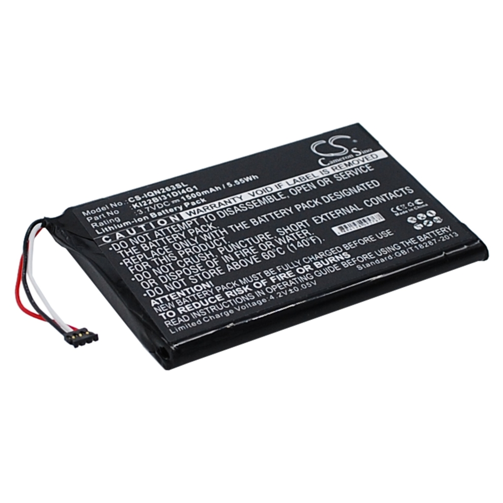 GPS, Batería del Navegador Garmin CS-IQN263SL