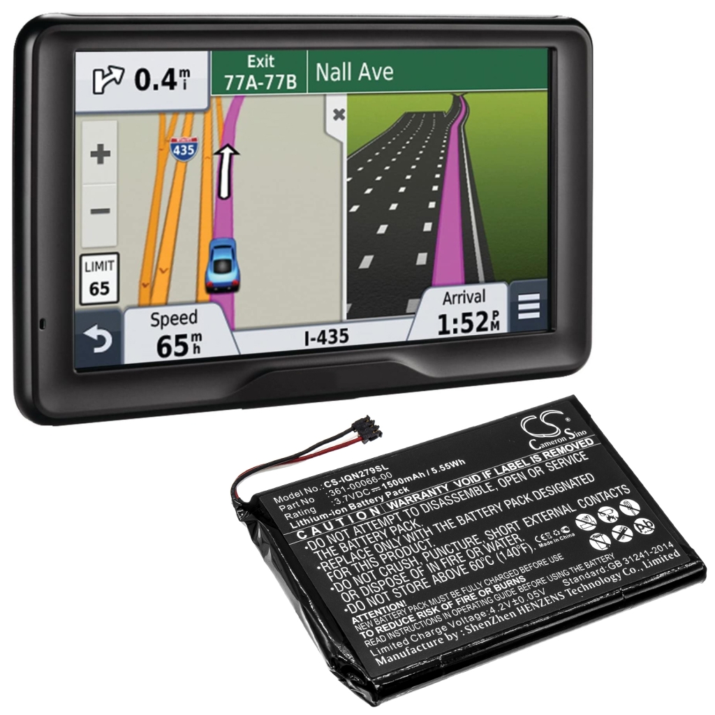 GPS, Batería del Navegador Garmin CS-IQN279SL