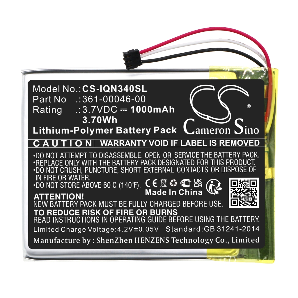 GPS, Batería del Navegador Garmin CS-IQN340SL