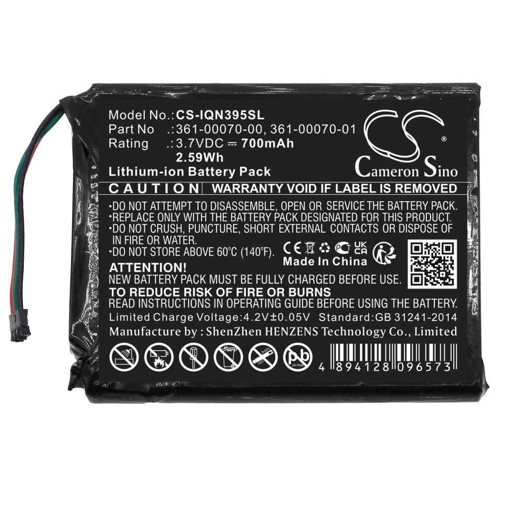 GPS, Batería del Navegador Garmin CS-IQN395SL