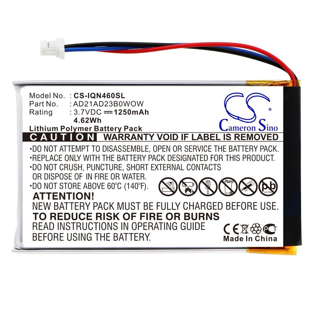 GPS, Batería del Navegador Garmin CS-IQN460SL