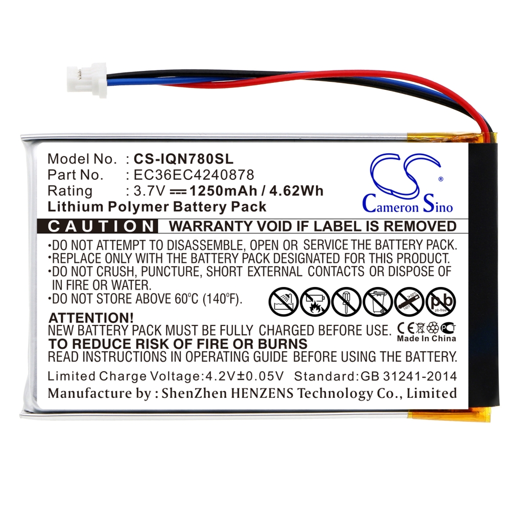 GPS, Batería del Navegador Garmin CS-IQN780SL