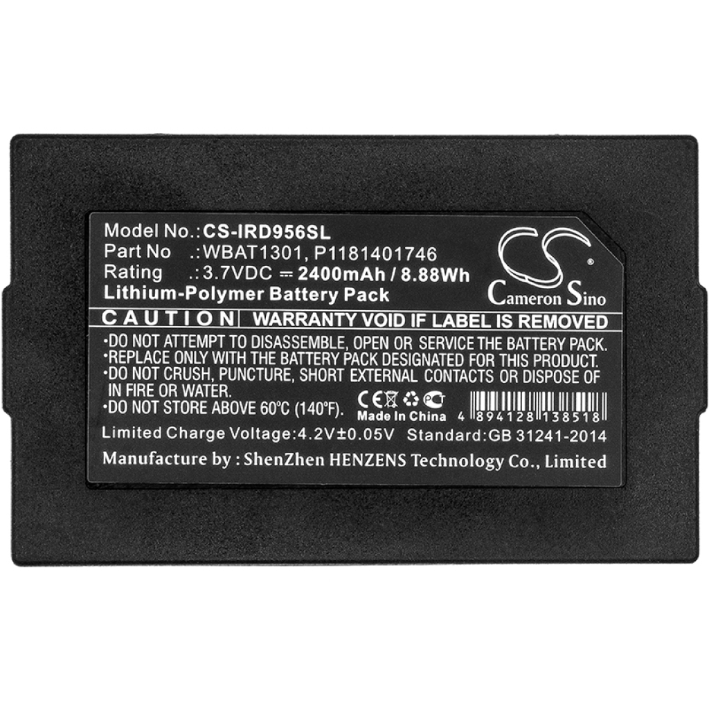 Batería del teléfono satelital Iridium CS-IRD956SL