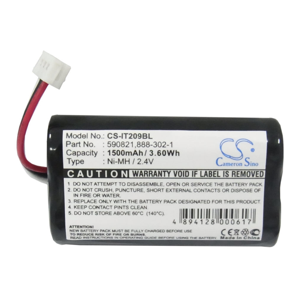 Batería de código de barras, escáner Intermec CS-IT209BL