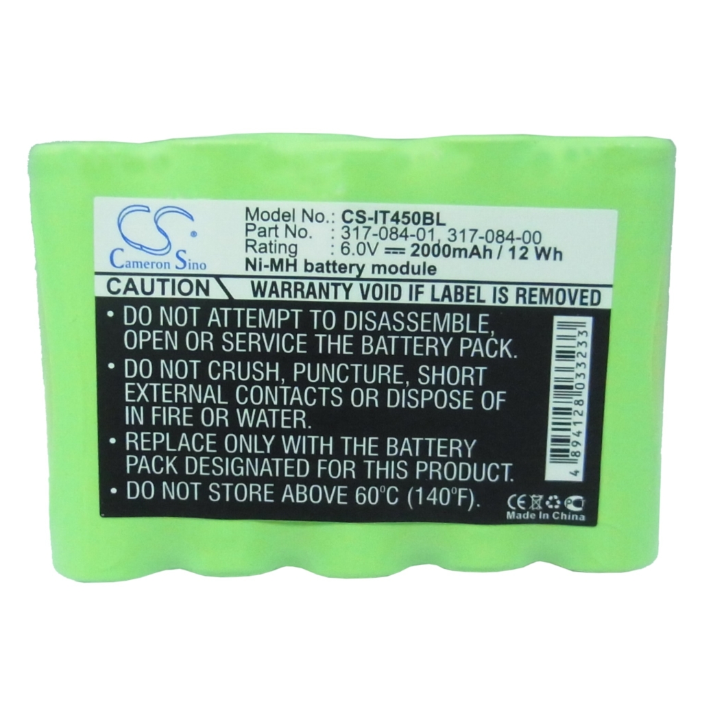 Batería de código de barras, escáner Intermec CS-IT450BL