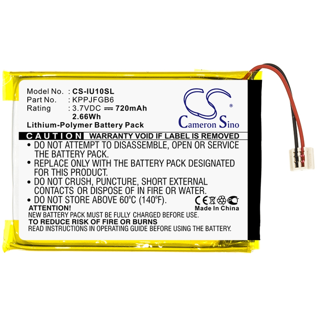 MP3, MP4, PMP Batería iRiver CS-IU10SL