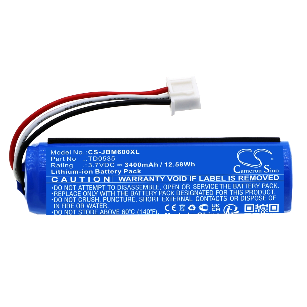 Batería de micrófono Jbl CS-JBM600XL