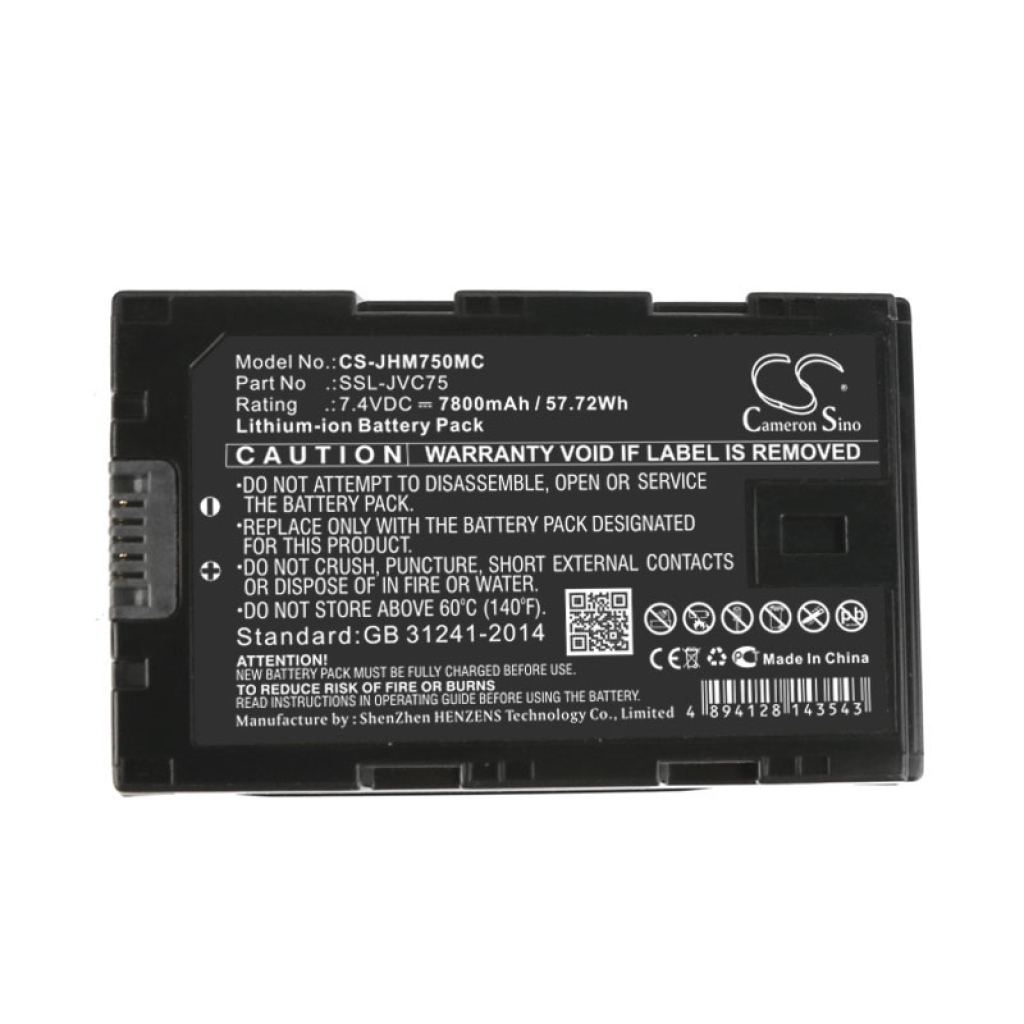 Batería de la cámara JVC GY-HM600EC
