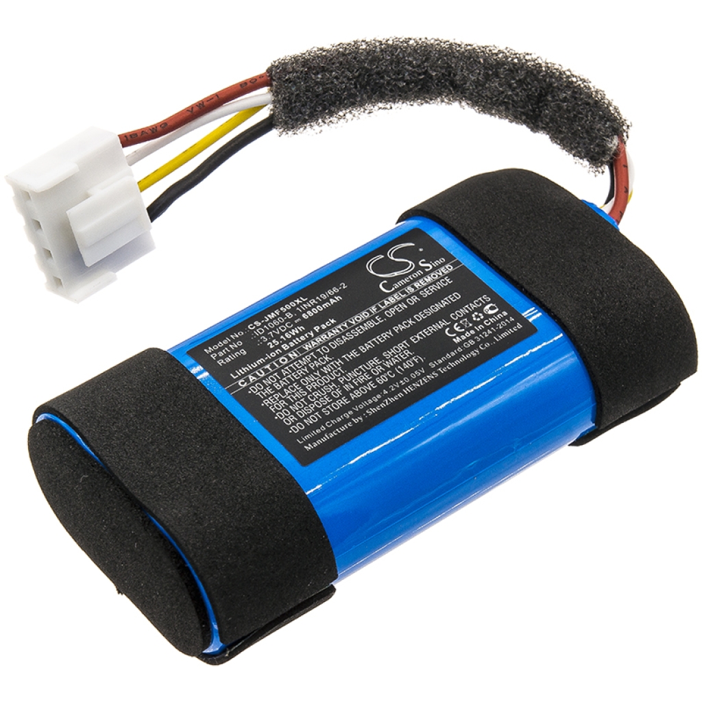 Batería del altavoz Jbl JBLFLIP5WHTAM