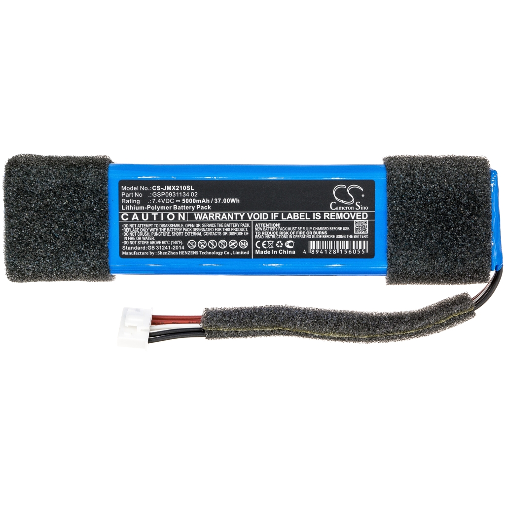 Batería del altavoz Jbl CS-JMX210SL