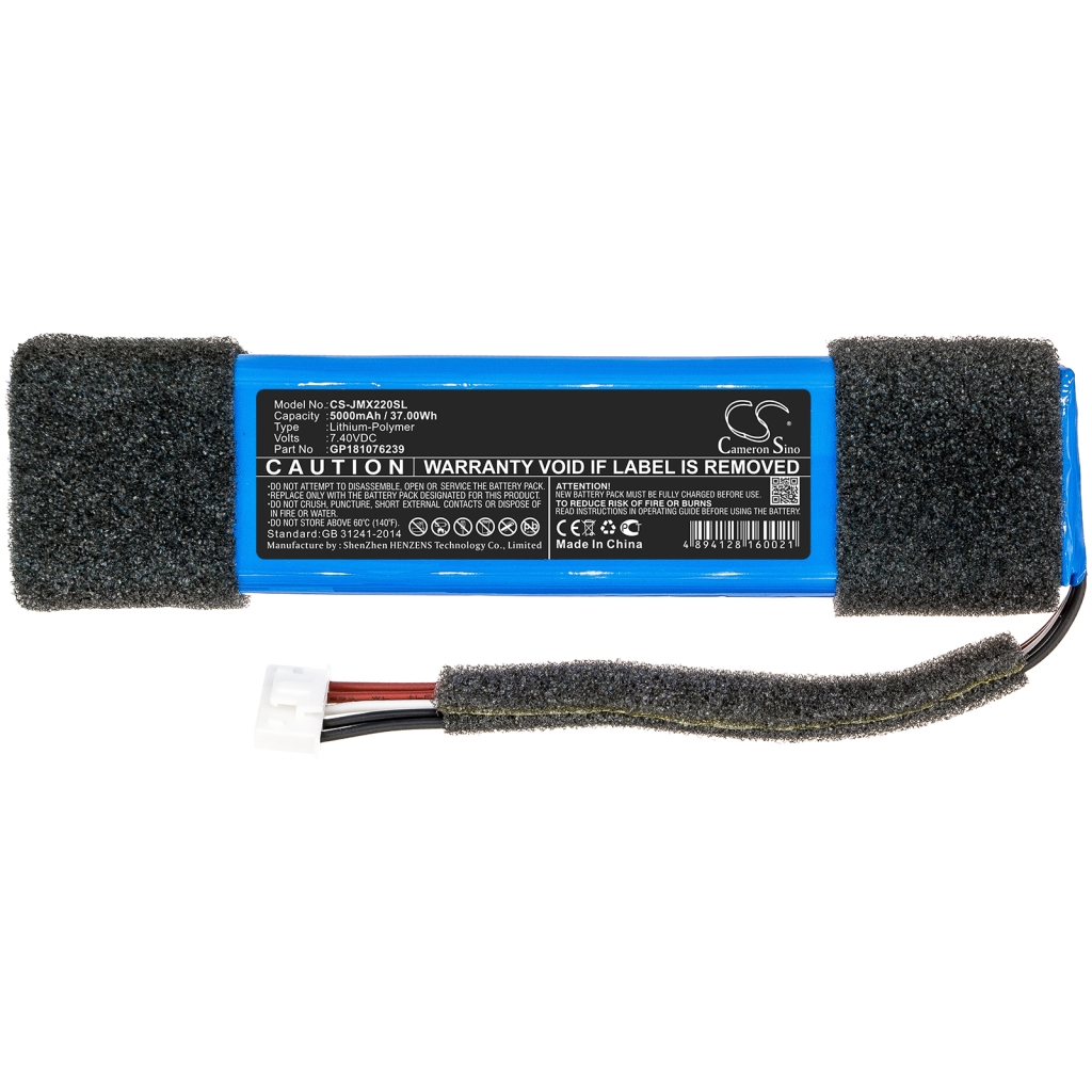Batería del altavoz Jbl CS-JMX220SL