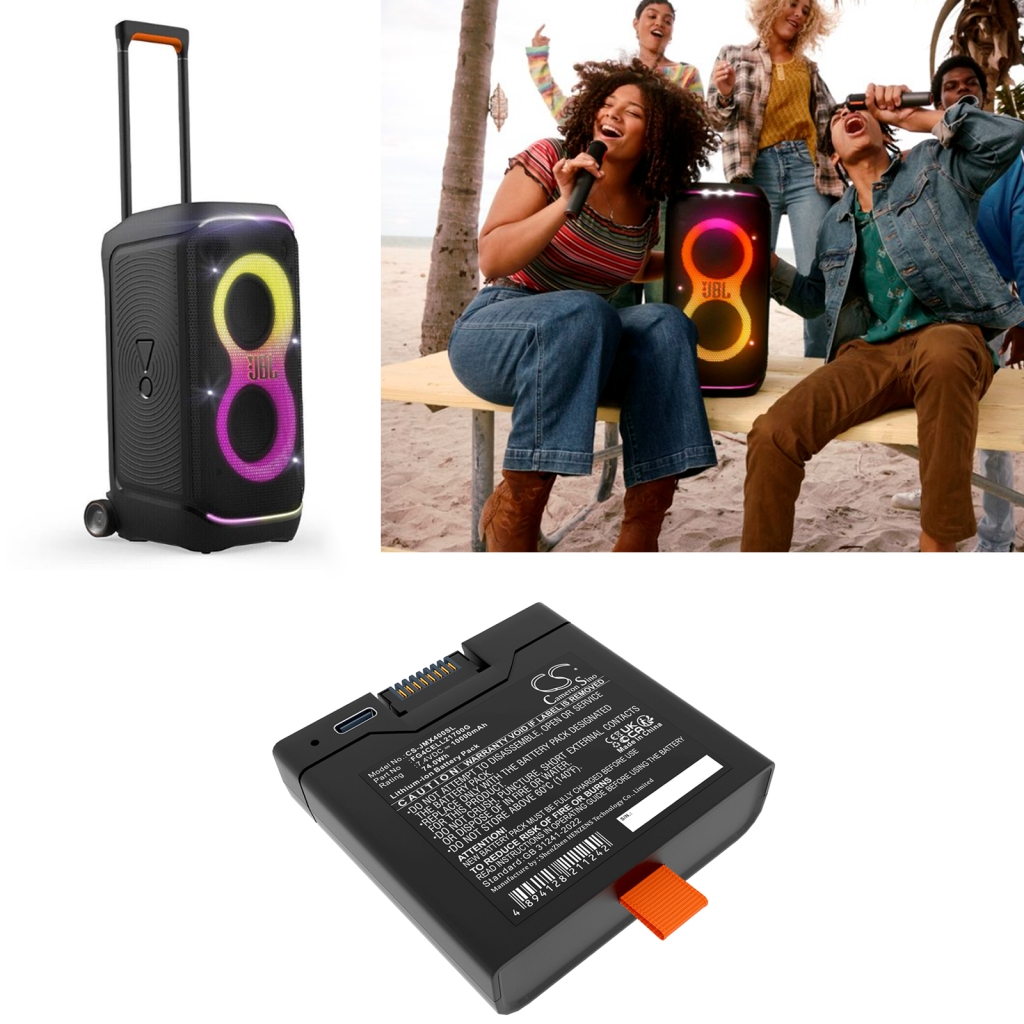 Batería del altavoz Jbl CS-JMX400SL