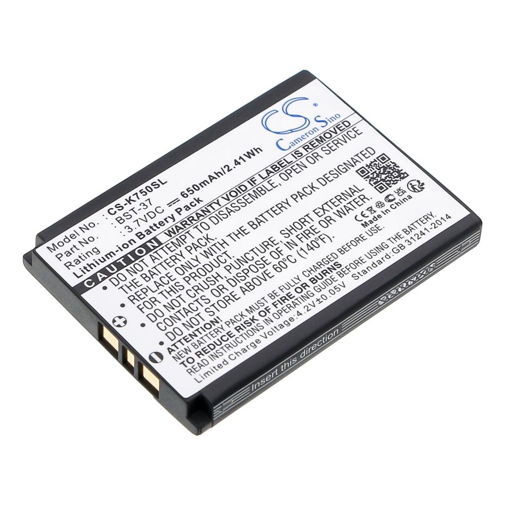 Batería del teléfono móvil Sony Ericsson K758c