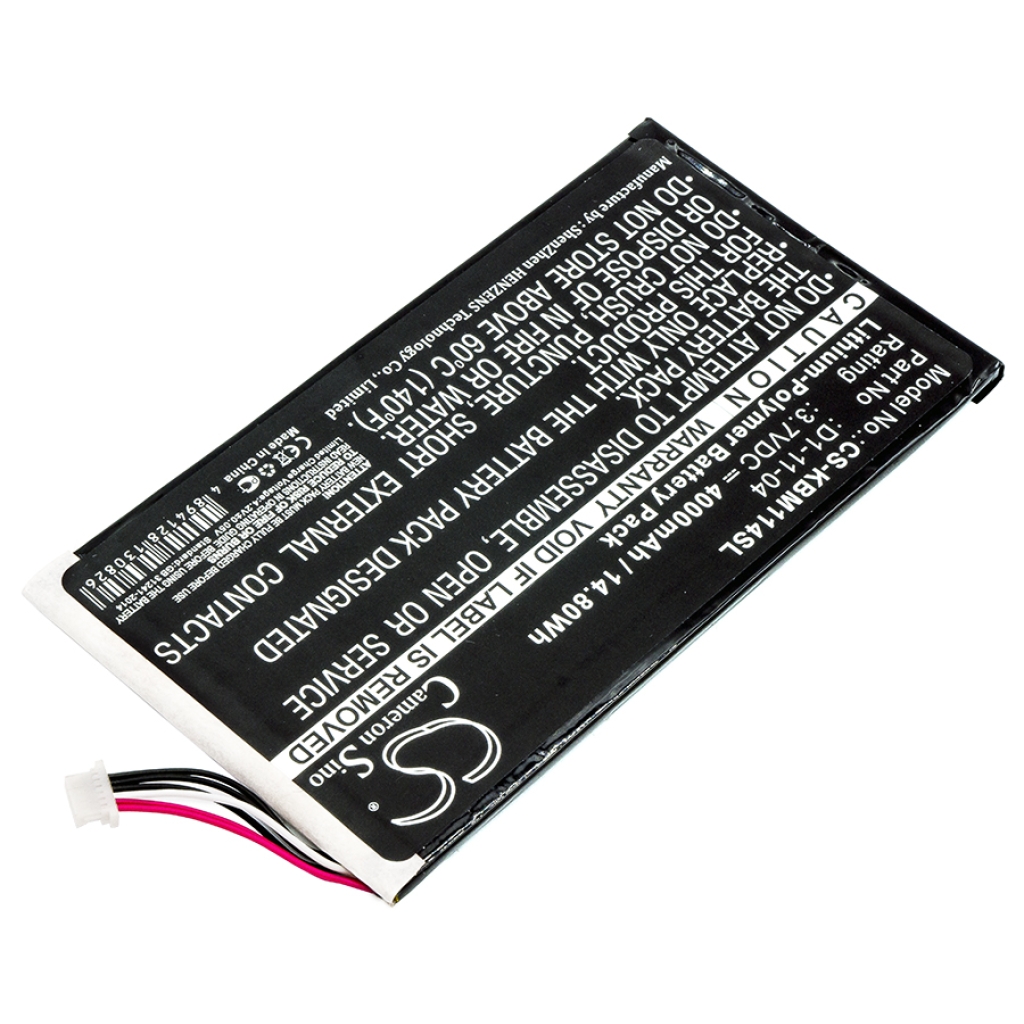 Batería Ebook, eReader Kobo CS-KBM114SL