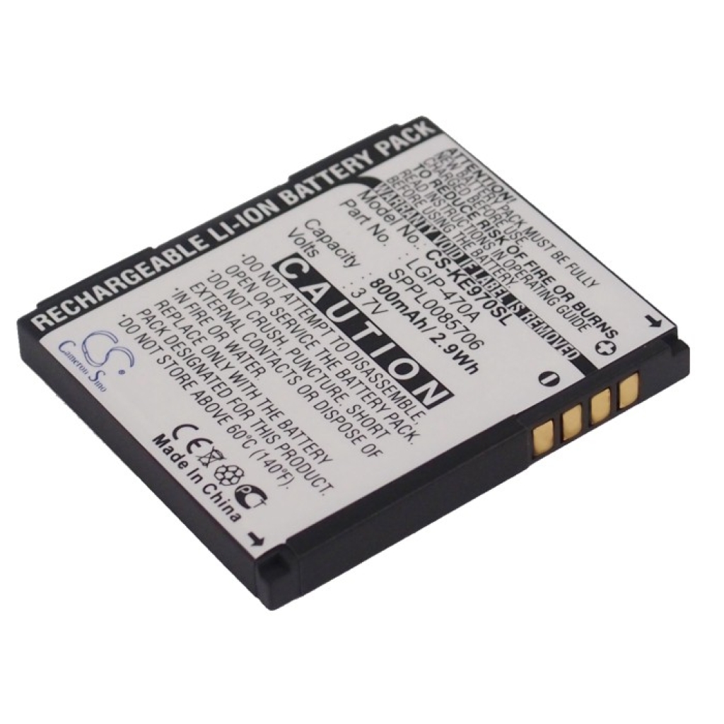 Batería del teléfono móvil LG KG70c