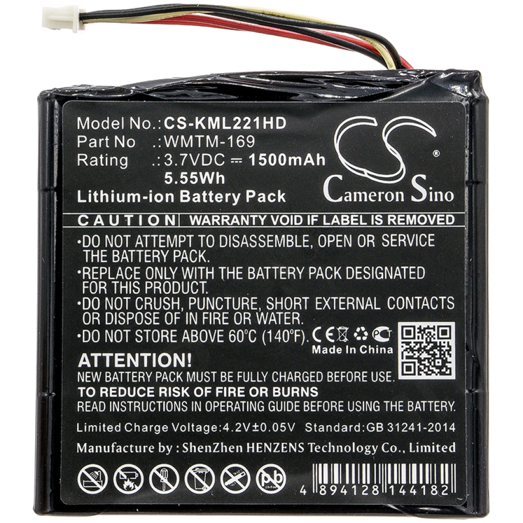 Batería para portátil Kingston CS-KML221HD