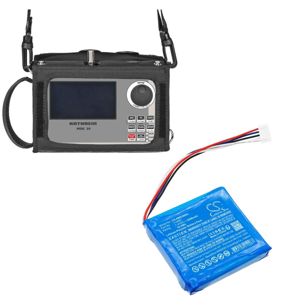 Batería del teléfono satelital Kathrein CS-KMS300SL