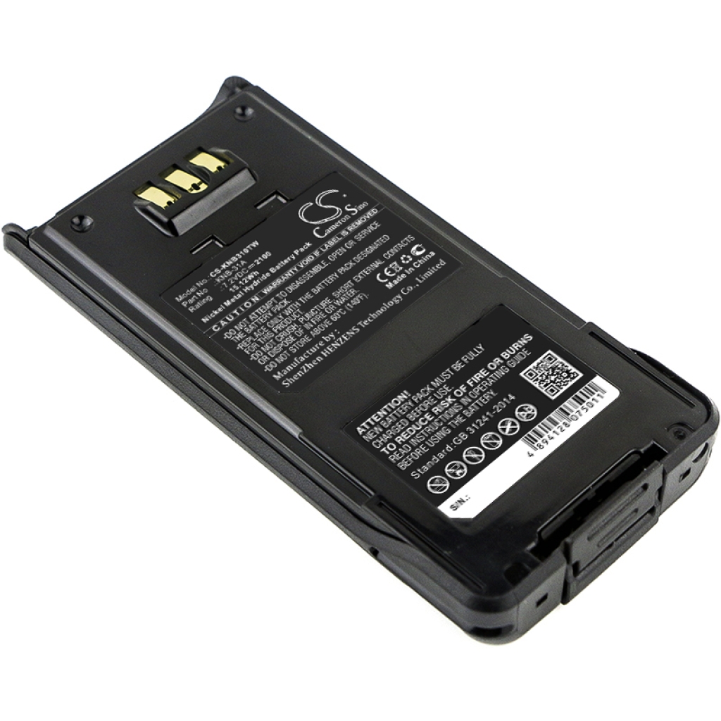 Batería de radio de dos vías Kenwood CS-KNB310TW