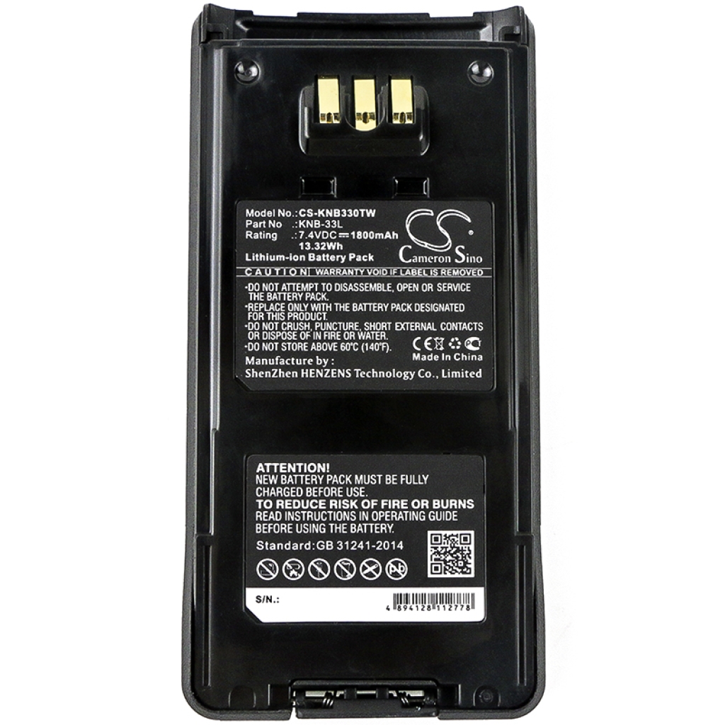 Batería de radio de dos vías Kenwood TK-5310