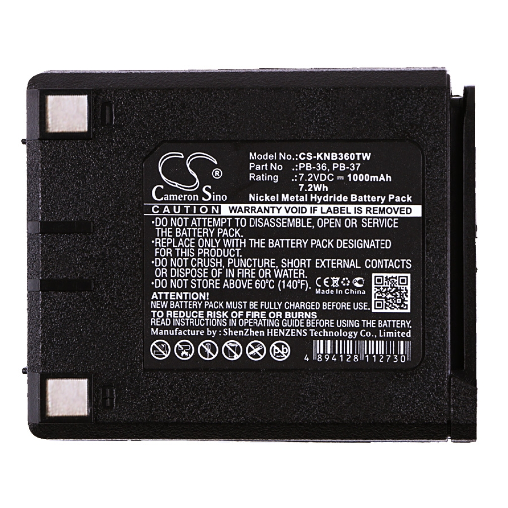 Batería de radio de dos vías Kenwood CS-KNB360TW