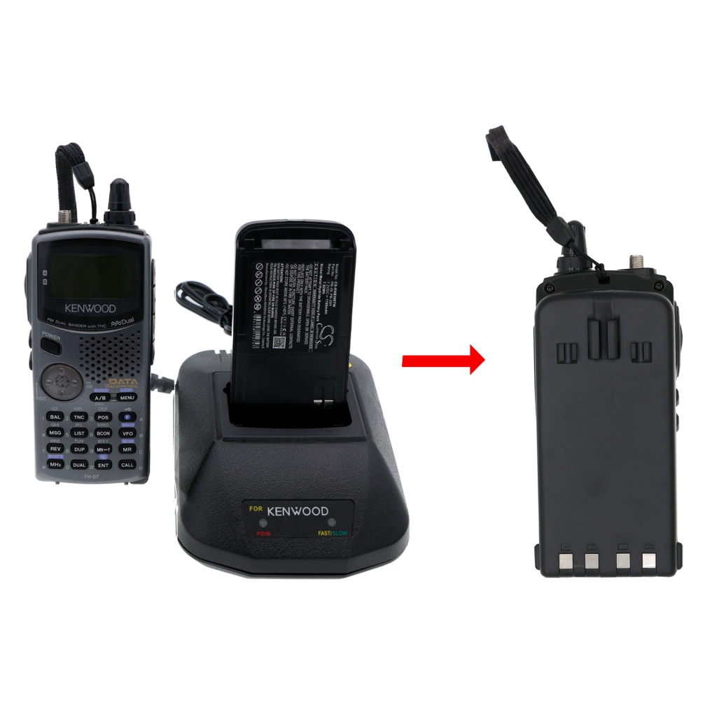 Batería de radio de dos vías Kenwood CS-KNB390TW