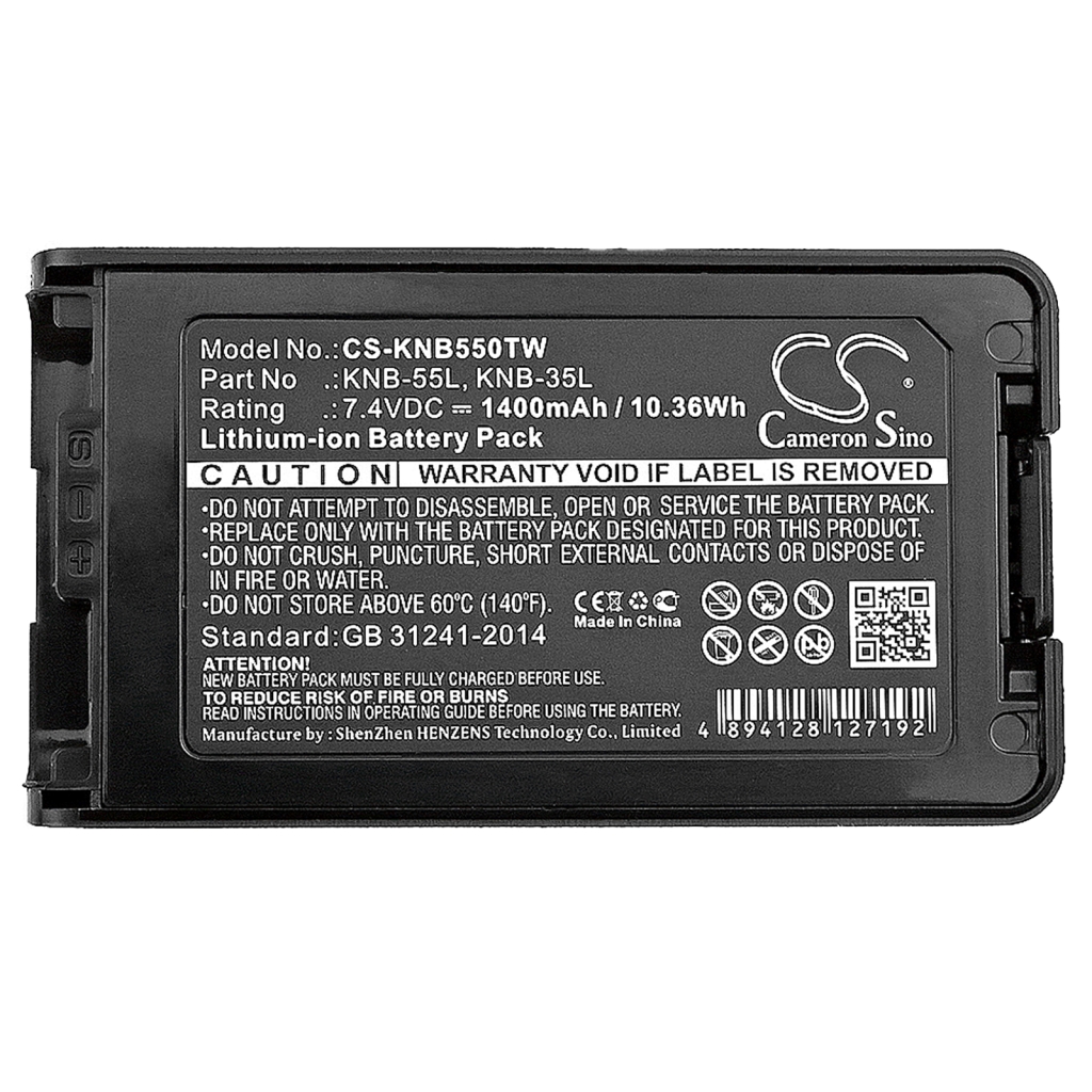 Batería de radio de dos vías Kenwood TK-2168