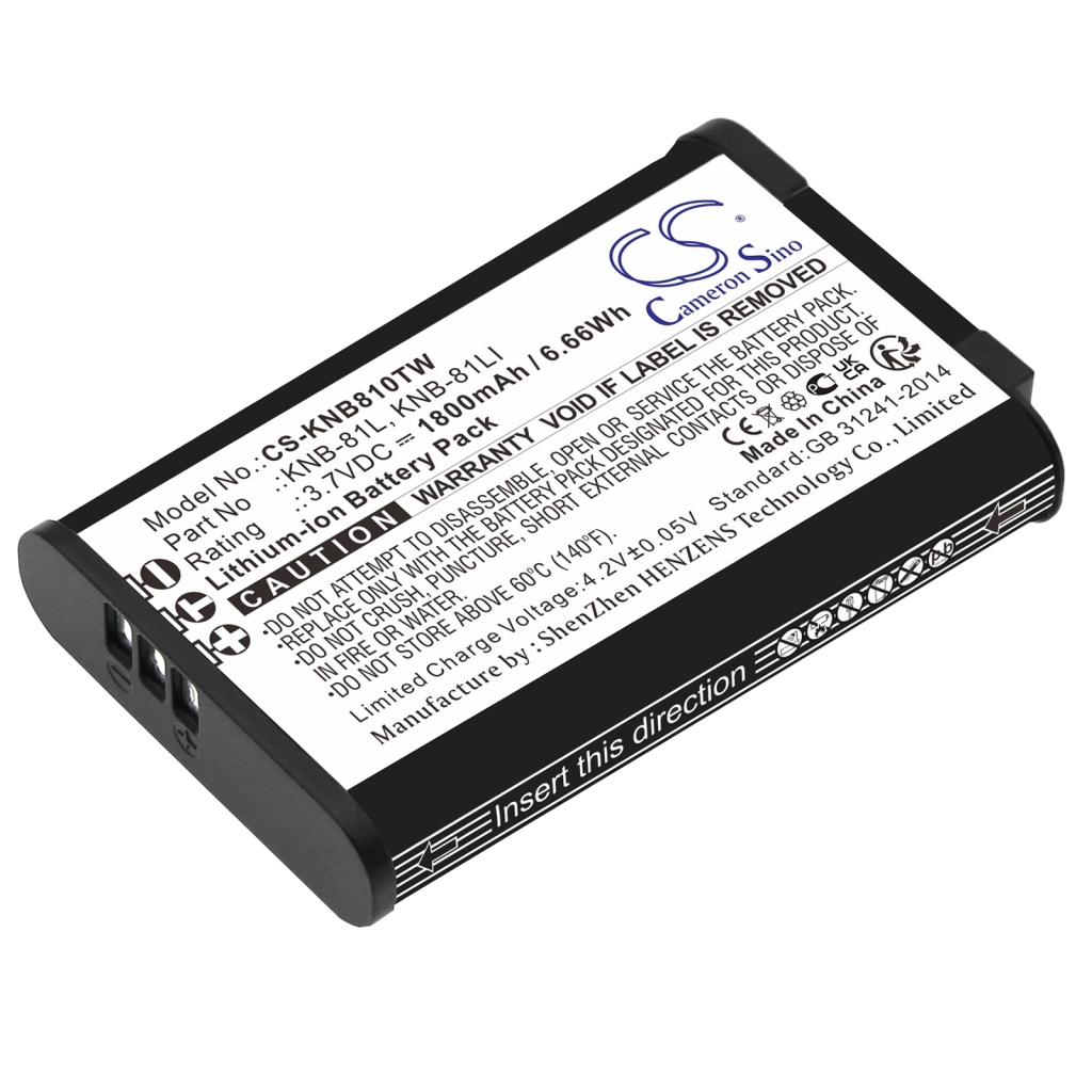 Batería de radio de dos vías Kenwood CS-KNB810TW