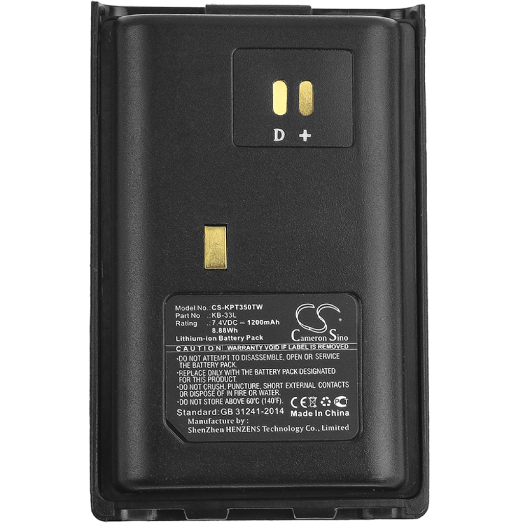 Batería de radio de dos vías Kirisun CS-KPT350TW