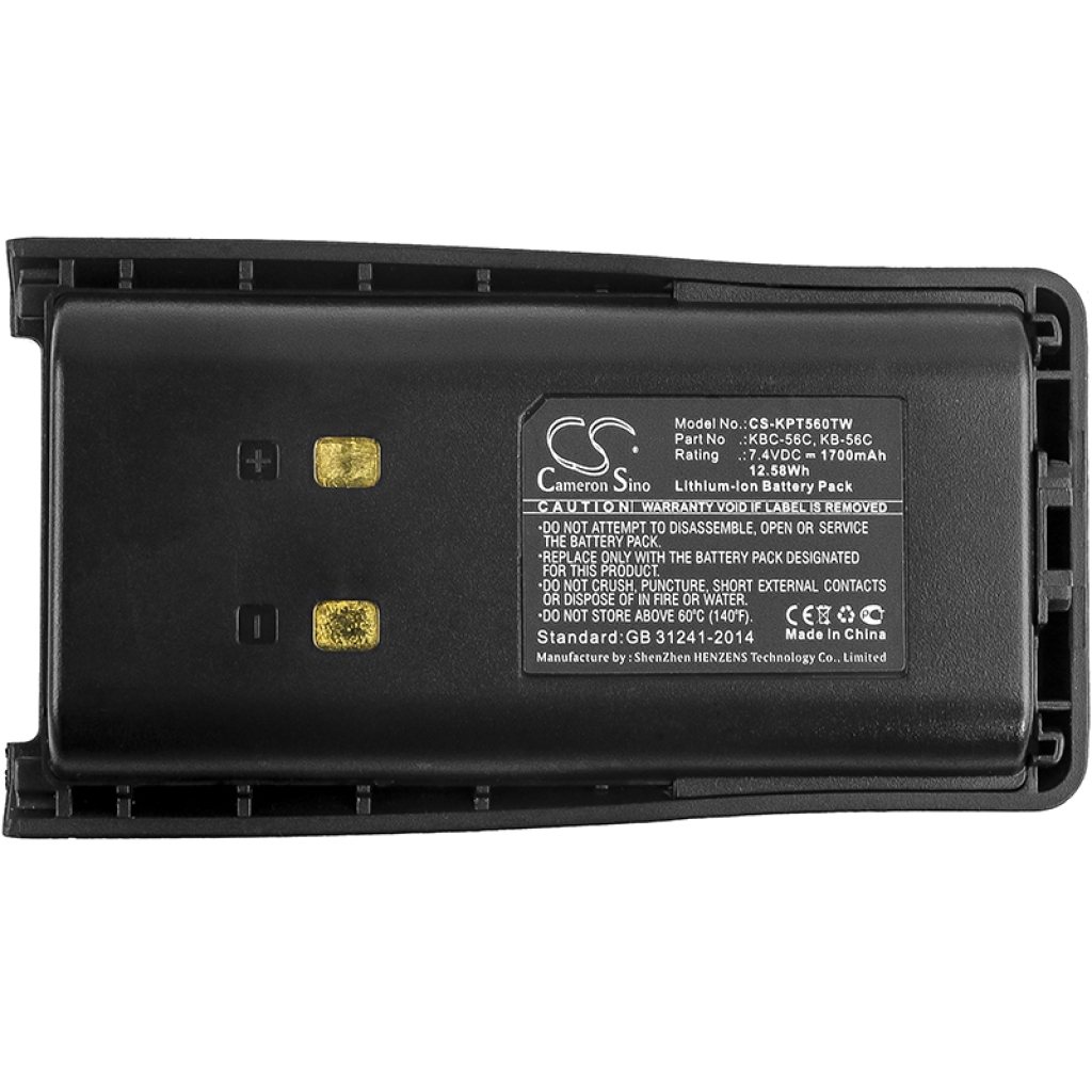 Batería de radio de dos vías Kirisun CS-KPT560TW