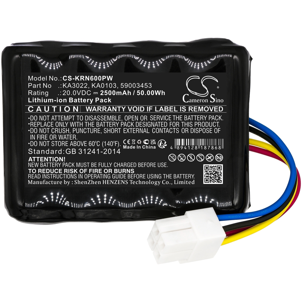 Batería para herramientas eléctricas Kress CS-KRN600PW