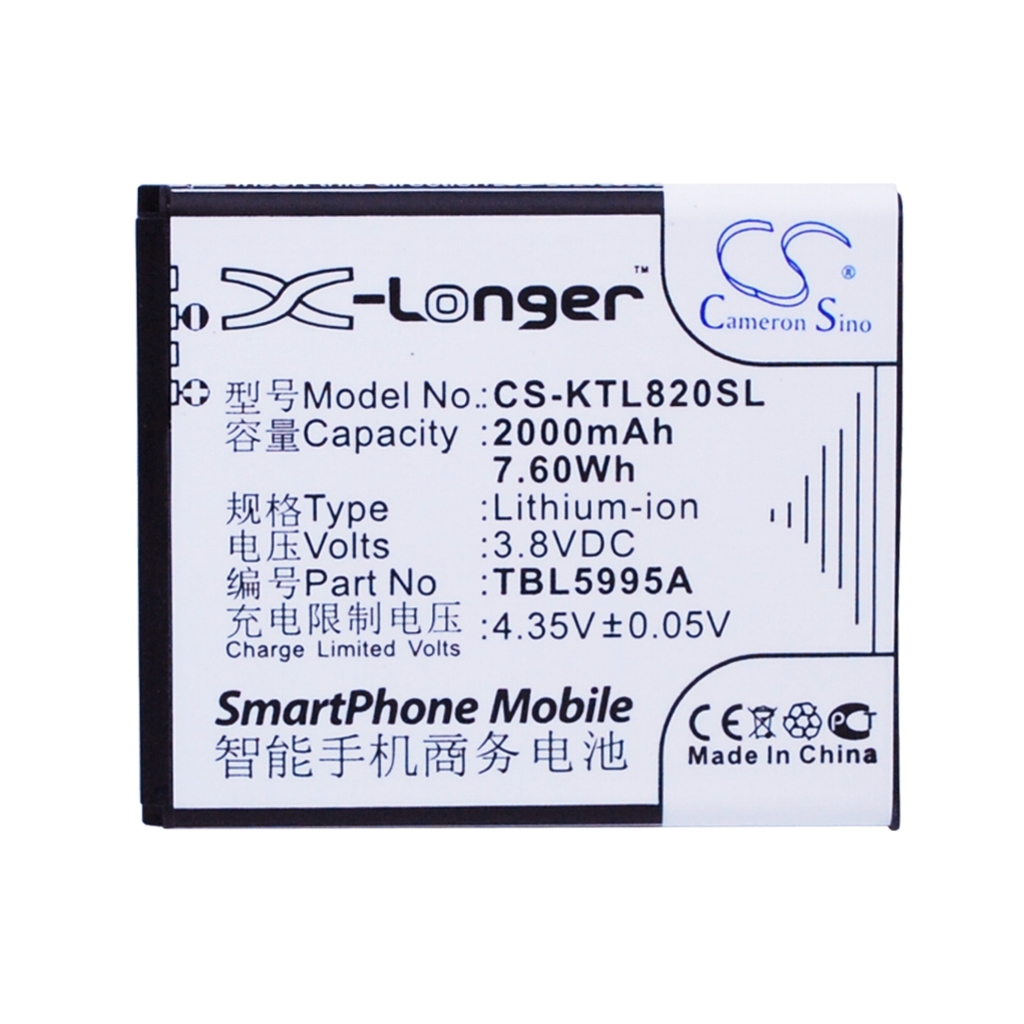 Batería del teléfono móvil K-Touch CS-KTL820SL