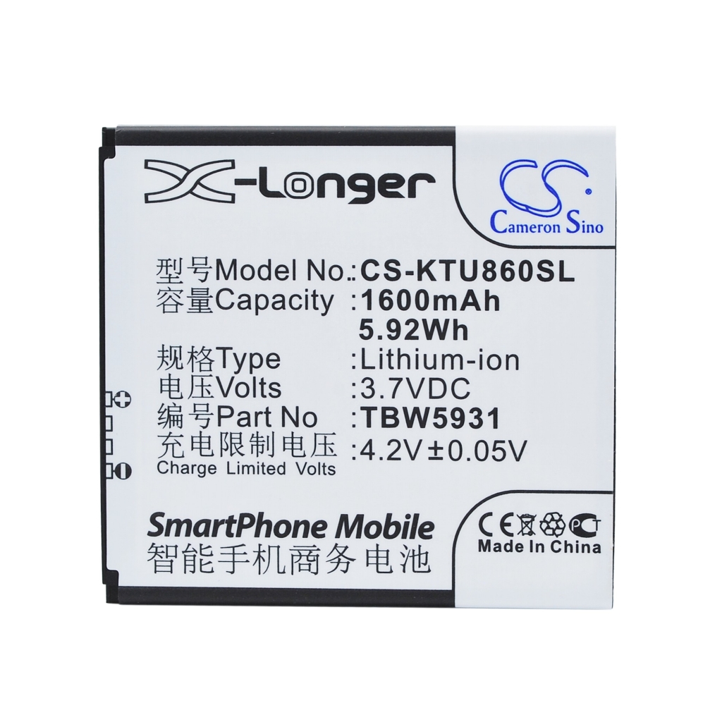Batería del teléfono móvil K-Touch U86