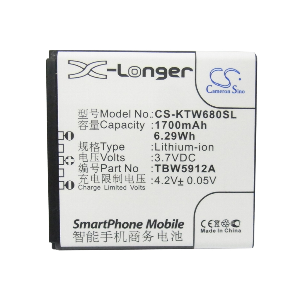 Batería del teléfono móvil K-Touch W680