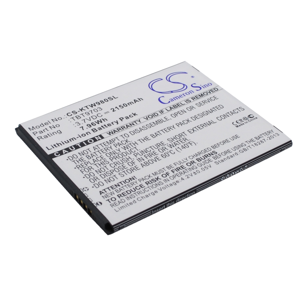 Batería del teléfono móvil K-Touch W98