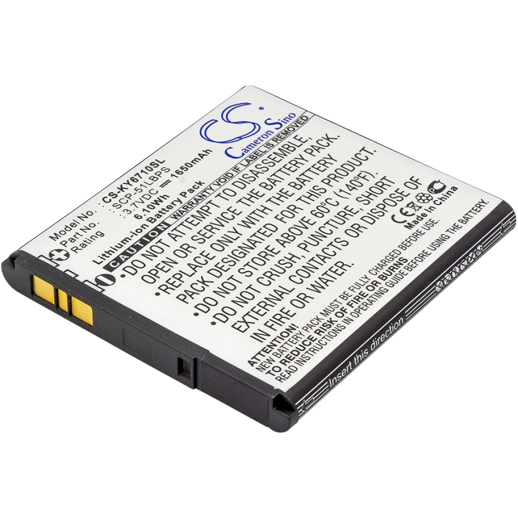Batería del teléfono móvil Kyocera Torque XT