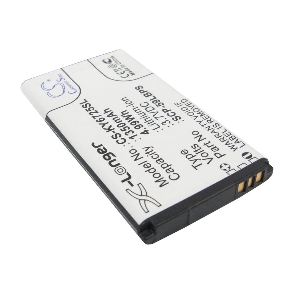Batería del teléfono móvil Kyocera Hydro Icon